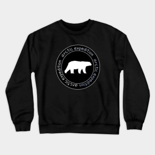 arctic expedition,polar bear Crewneck Sweatshirt